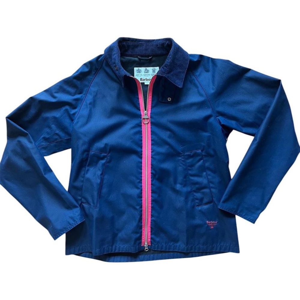 Barbour waxed cotton jacket mens L